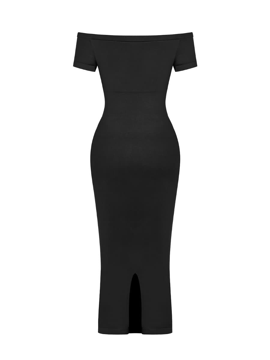 Eco-friendly Seamless Short-sleeved Outerwear Dress