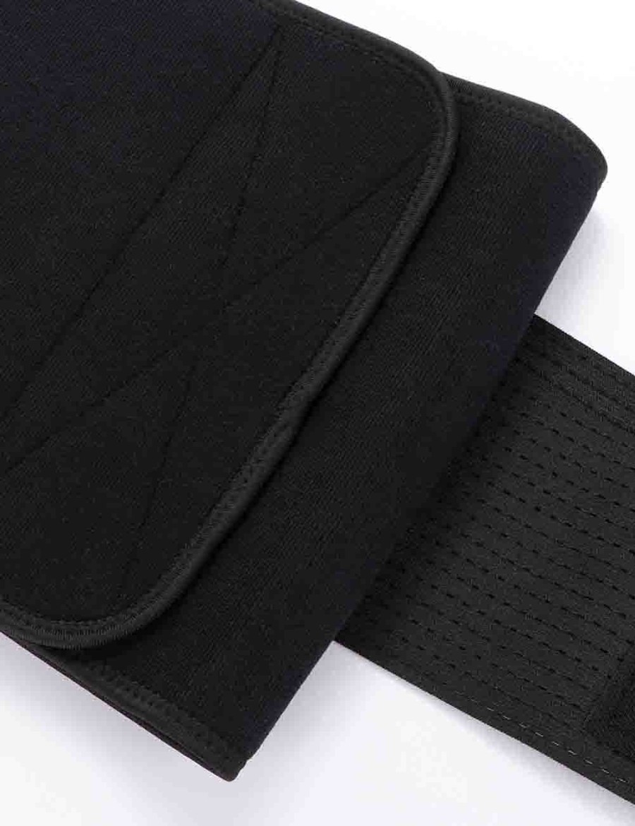 Black SBR Sweat Lining Waist Trainer Tummy Control Fat Burning