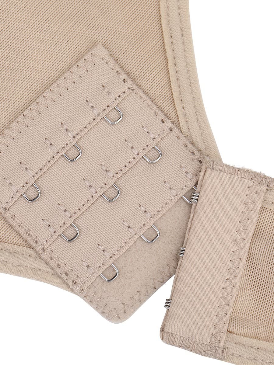 Adjustable Hooks And Zipper Tummy Control Shapers Butt Lifter Shapewear Bodysuit