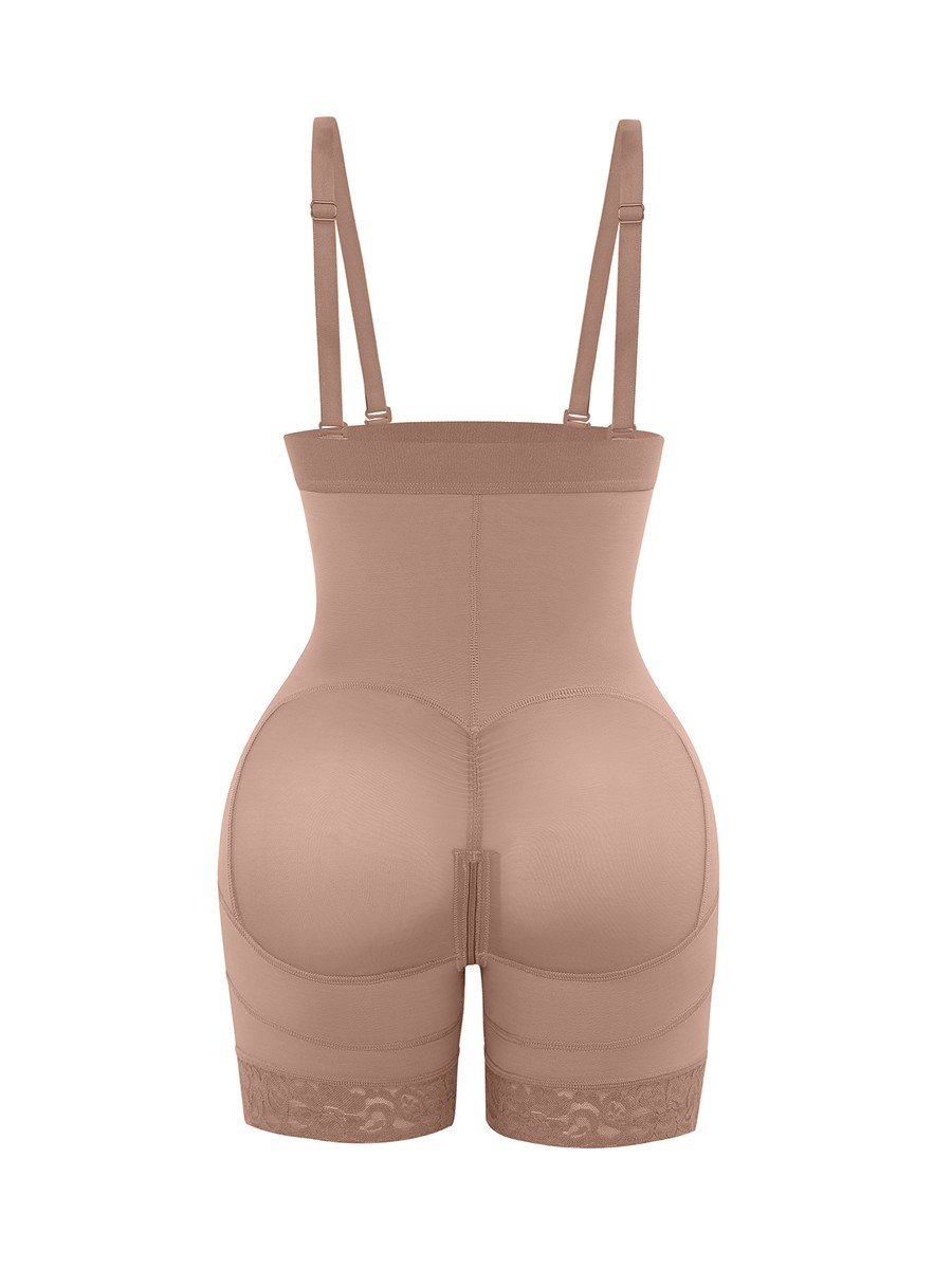Lace Firm Compression Latex Buttocks Lifting Shapewear