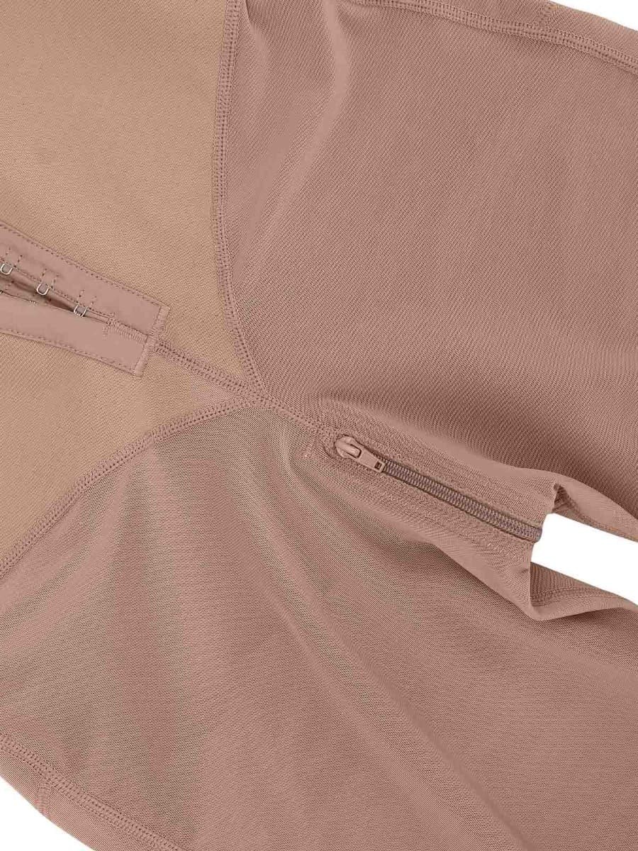 Open Bust Tummy Control Shapewear with Adjustable Straps