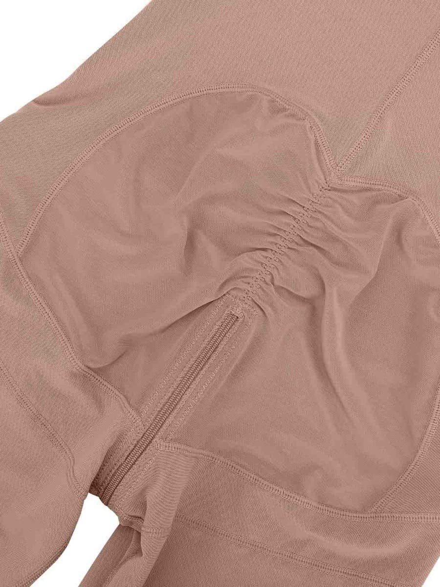 Open Bust Tummy Control Shapewear with Adjustable Straps