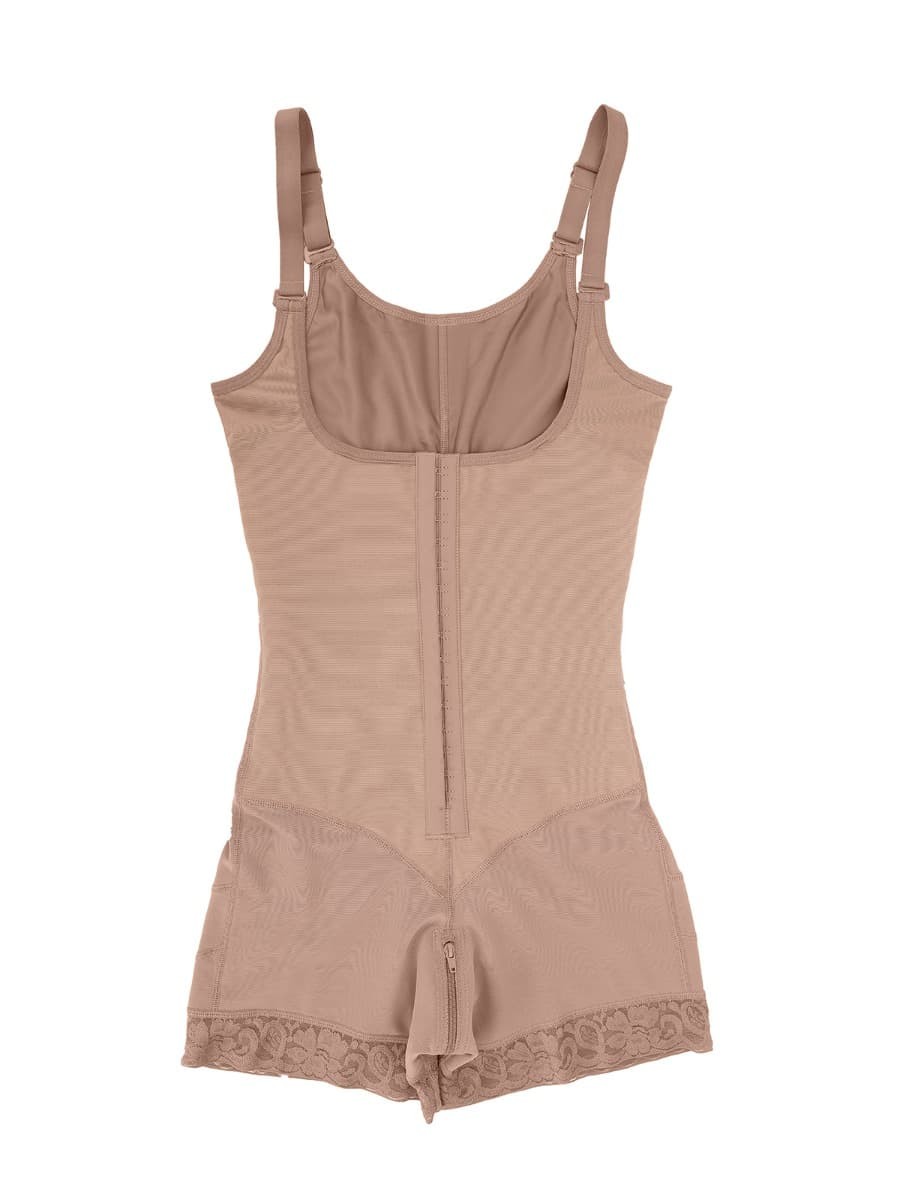 Latex Open Bust Tummy Control Shapewear