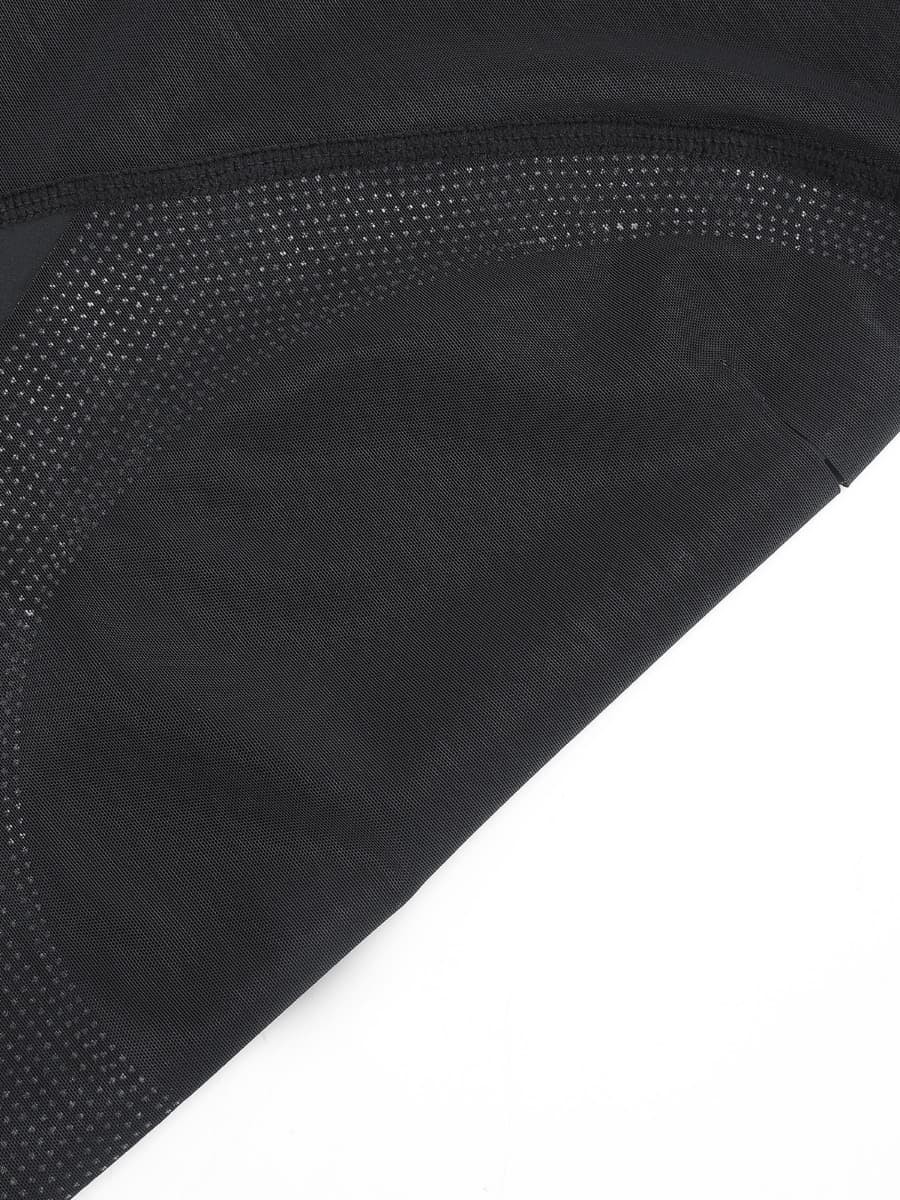 Plunge Low-Back Mid-Thigh Shapewear With Removable Hip Pads