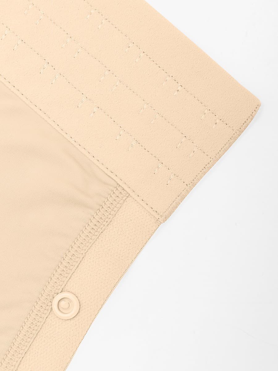 Fashion Post-Operative Breast-Covering Side-Zip One-Piece Bodysuit