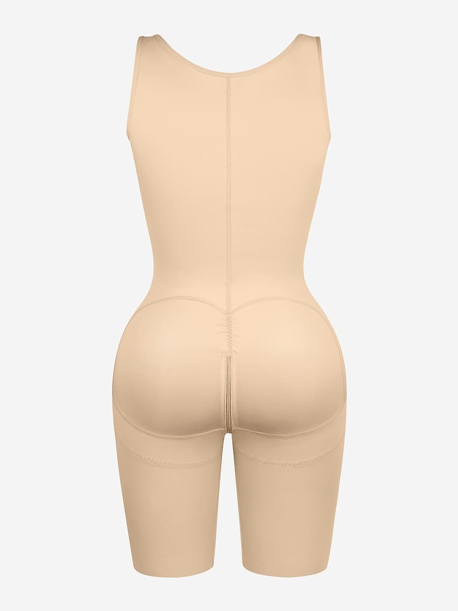 Fashion Post-Operative Breast-Covering Side-Zip One-Piece Bodysuit