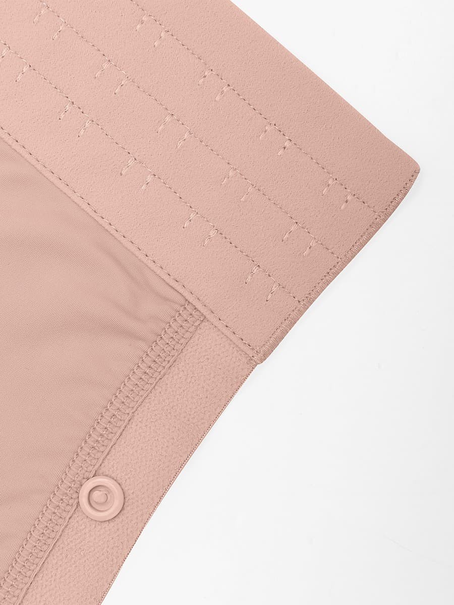 New Fashion Post-Operative Breast-Covering Side-Zip One-Piece Bodysuit