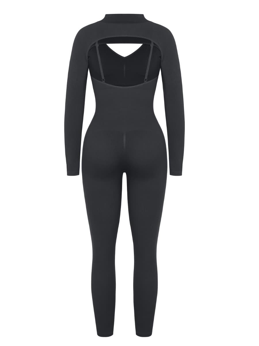 Seamless Fashion High Stretchy Tummy Control Jumpsuit