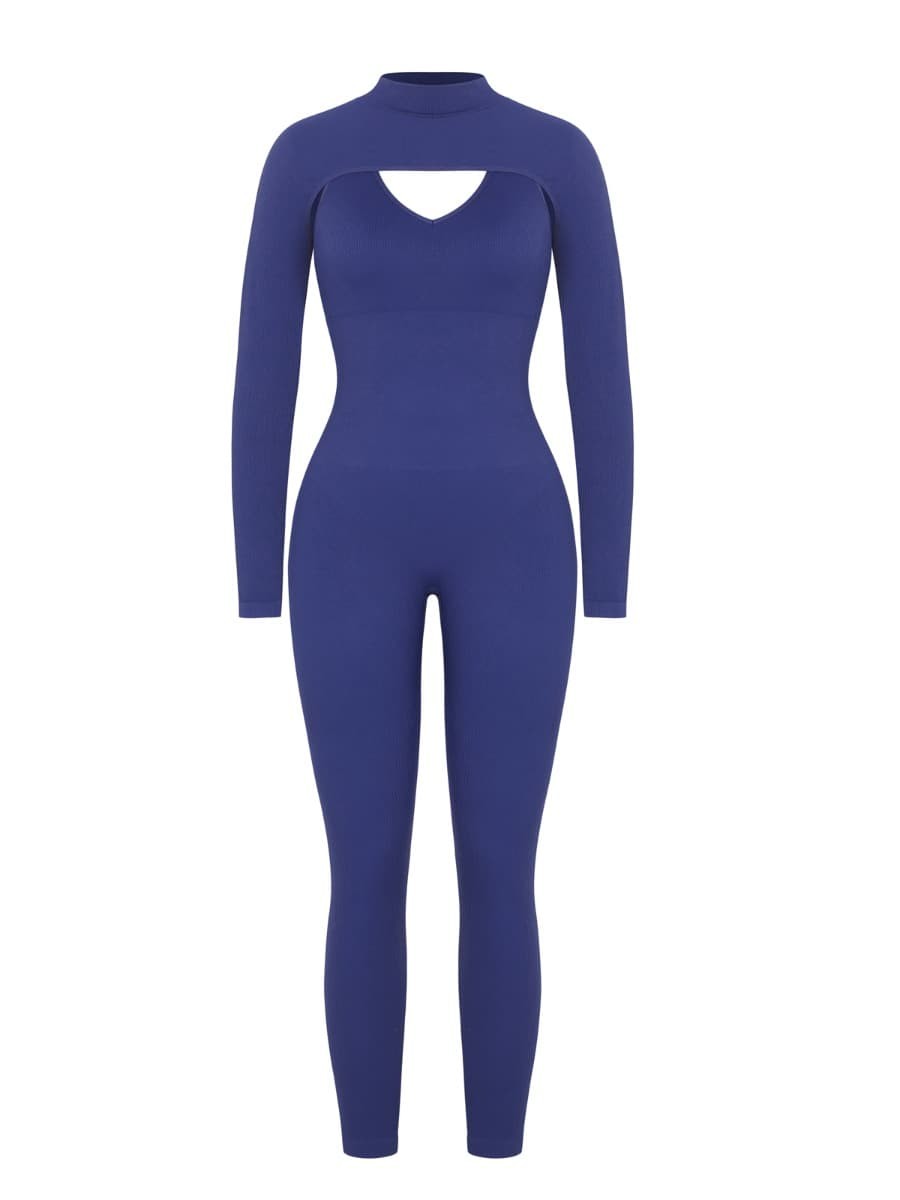 Fashion Seamless High Stretchy Tummy Control Jumpsuit