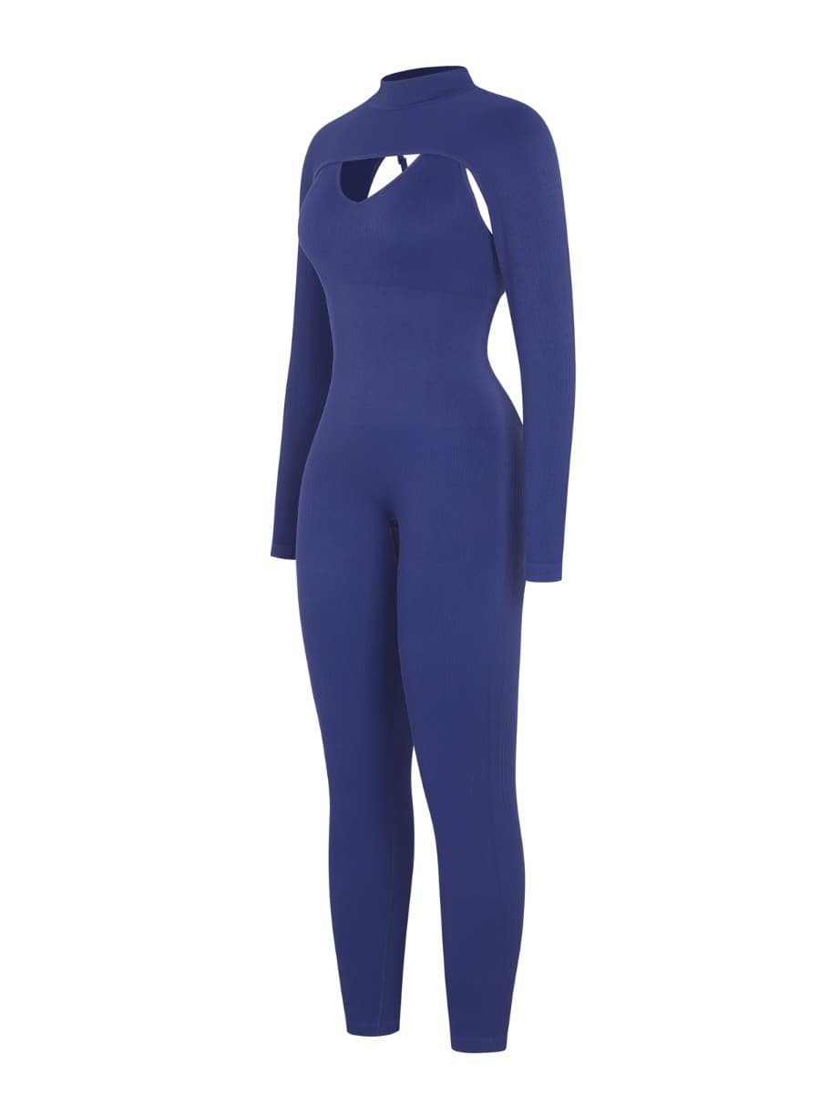 Fashion Seamless High Stretchy Tummy Control Jumpsuit