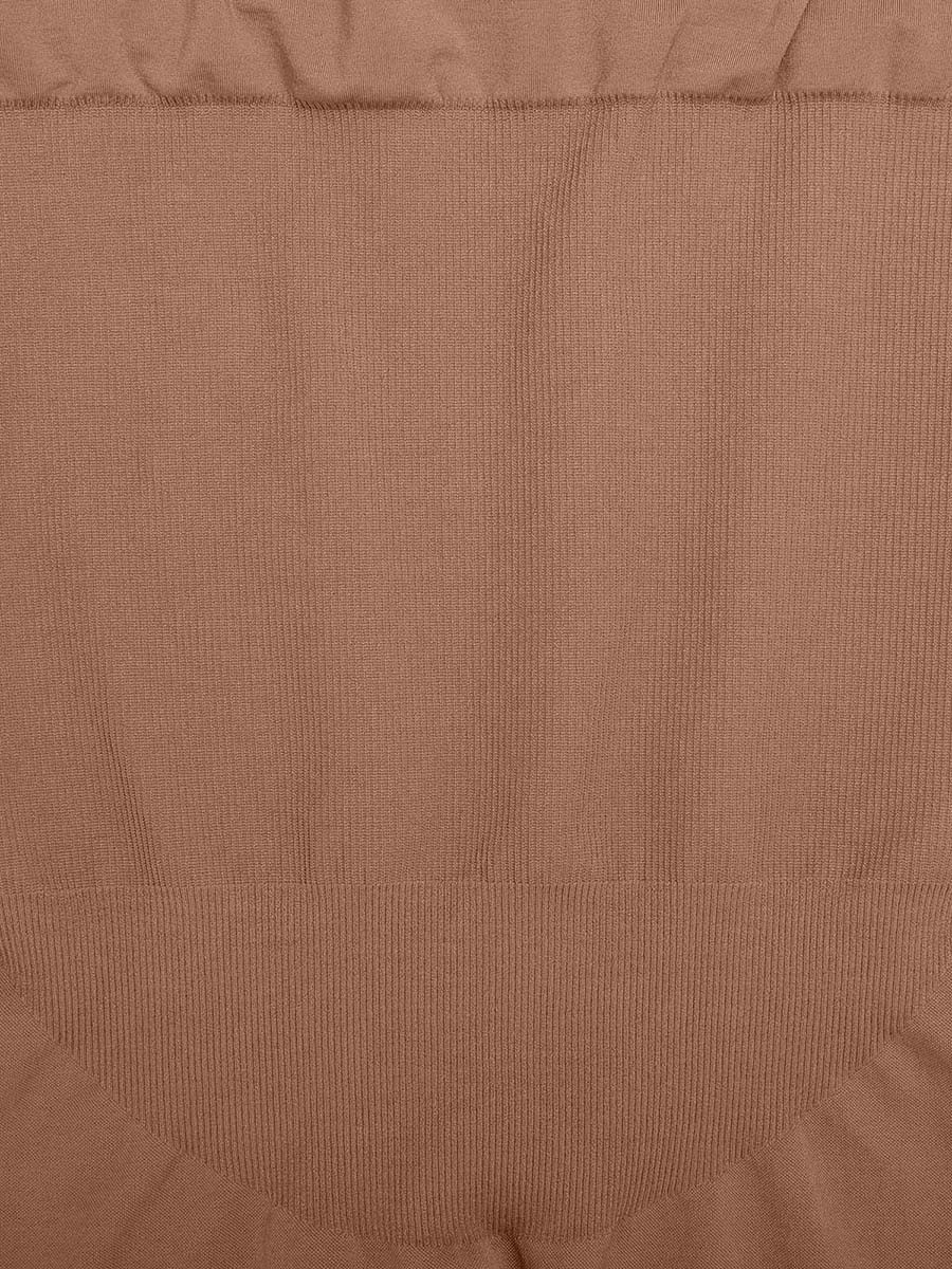 Nude Square Neck Eco-friendly Seamless Waist and Belly Shaping Jumpsuit