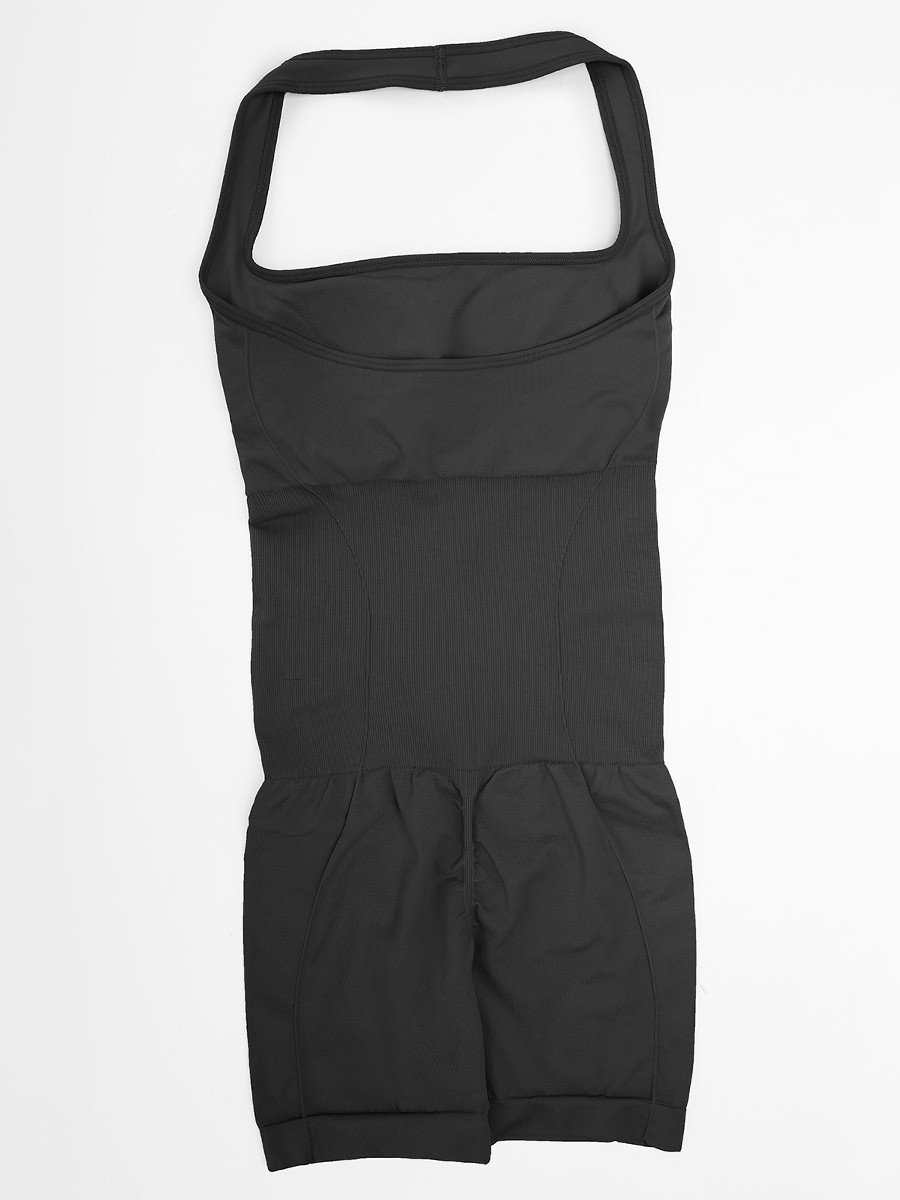 Seamless Eco-friendly Halter Neck Waist Shaping Jumpsuit