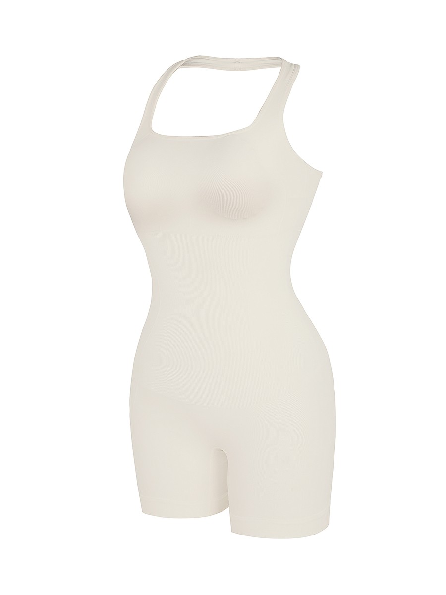 Eco-friendly Seamless Halter Neck Waist Shaping Jumpsuit