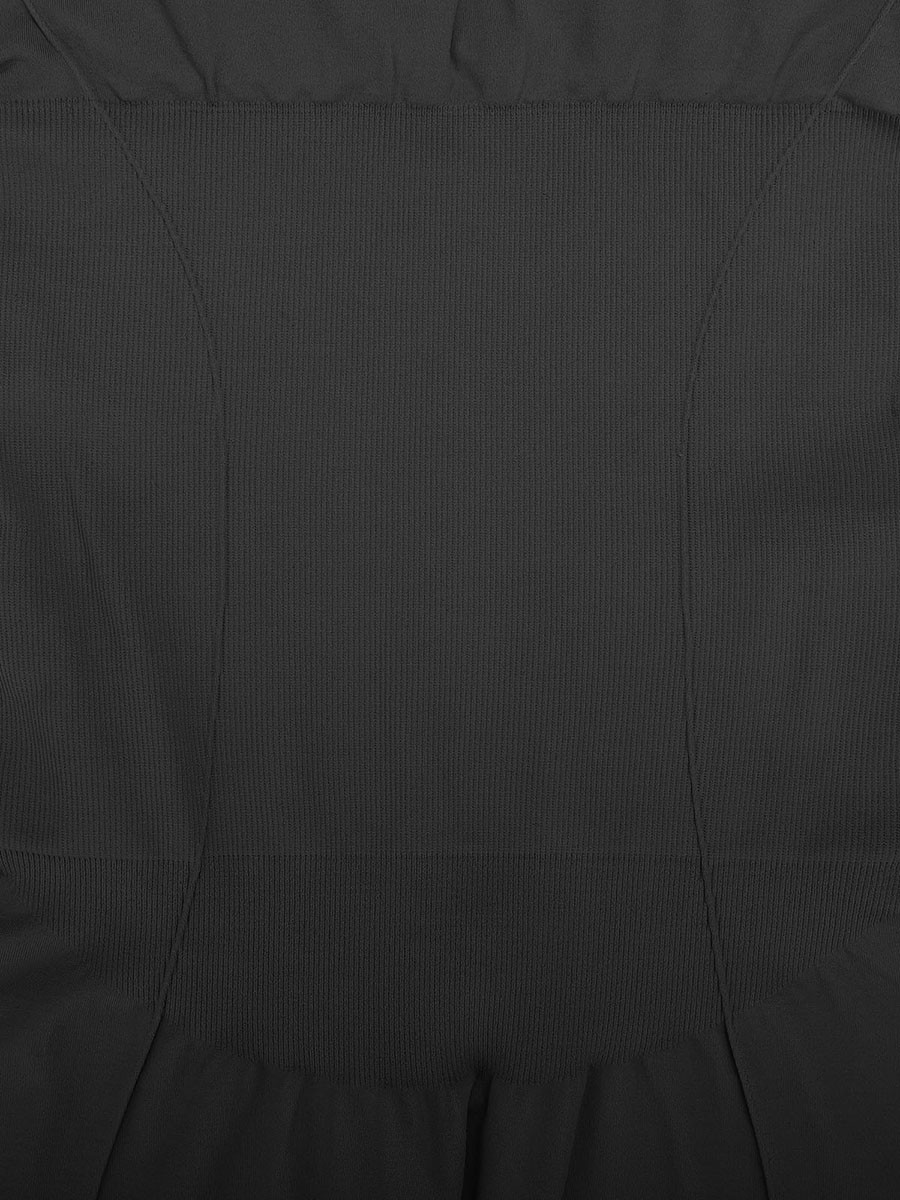 Black Seamless Eco-friendly Halter Neck Jumpsuit