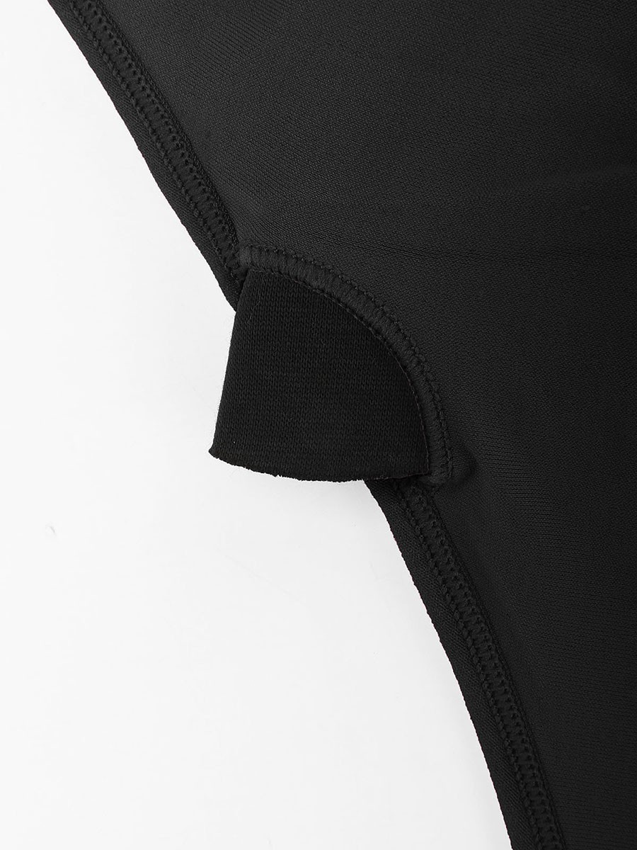 Black Seamless Eco-friendly Halter Neck Jumpsuit