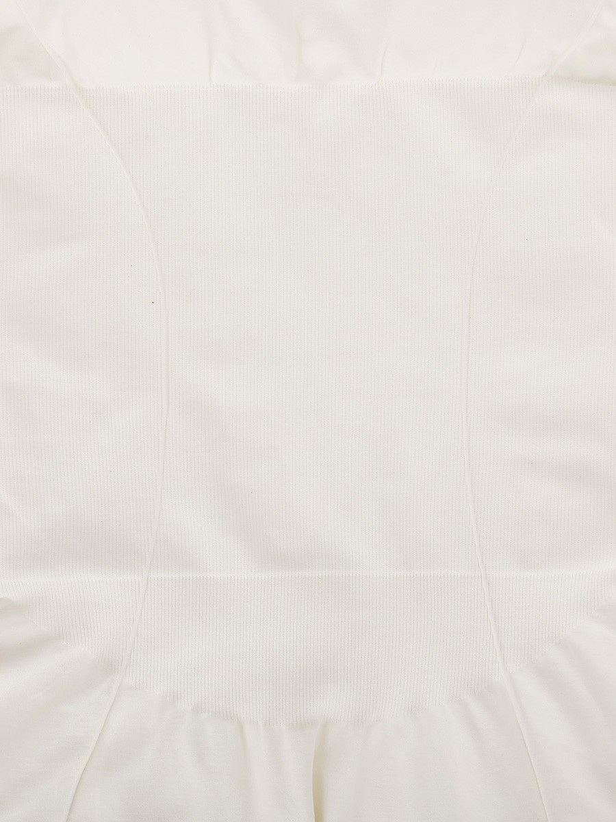 White Color Fitness Seamless Halter Neck Waist Shaping Jumpsuit