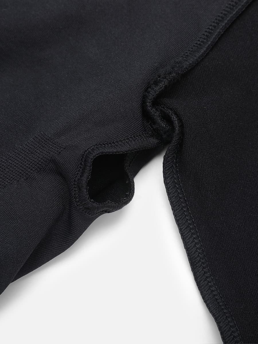 Seamless Long Sleeve Inverted T-shoulder one-piece Flared Jumpsuit