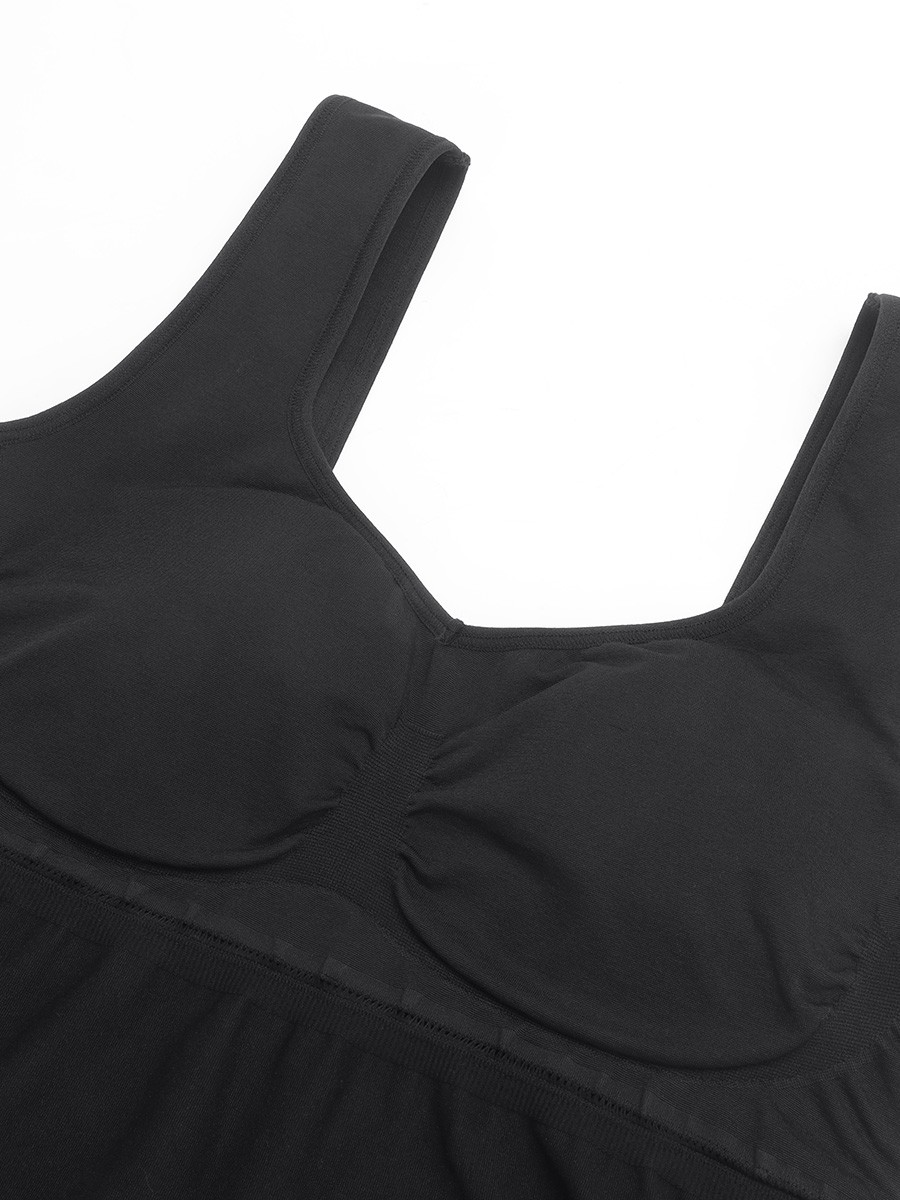 Black Seamless Eco-friendly Back Lifting Abdominal Supports Maternity Jumpsuit Catsuit