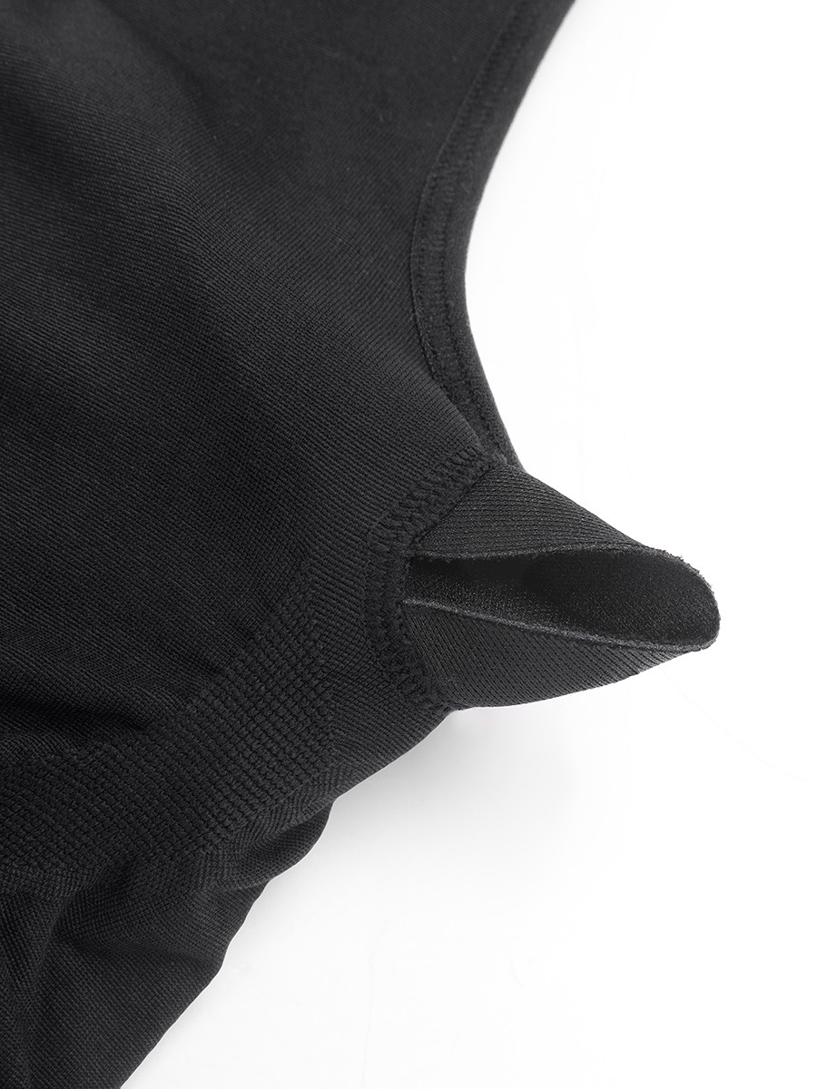 Black Seamless Eco-friendly Back Lifting Abdominal Supports Maternity Jumpsuit Catsuit