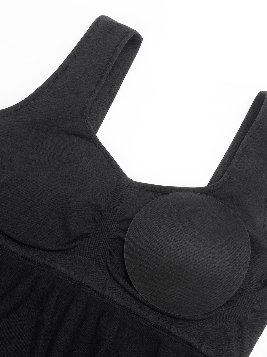 Black Seamless Eco-friendly Back Lifting Abdominal Supports Maternity Jumpsuit Catsuit