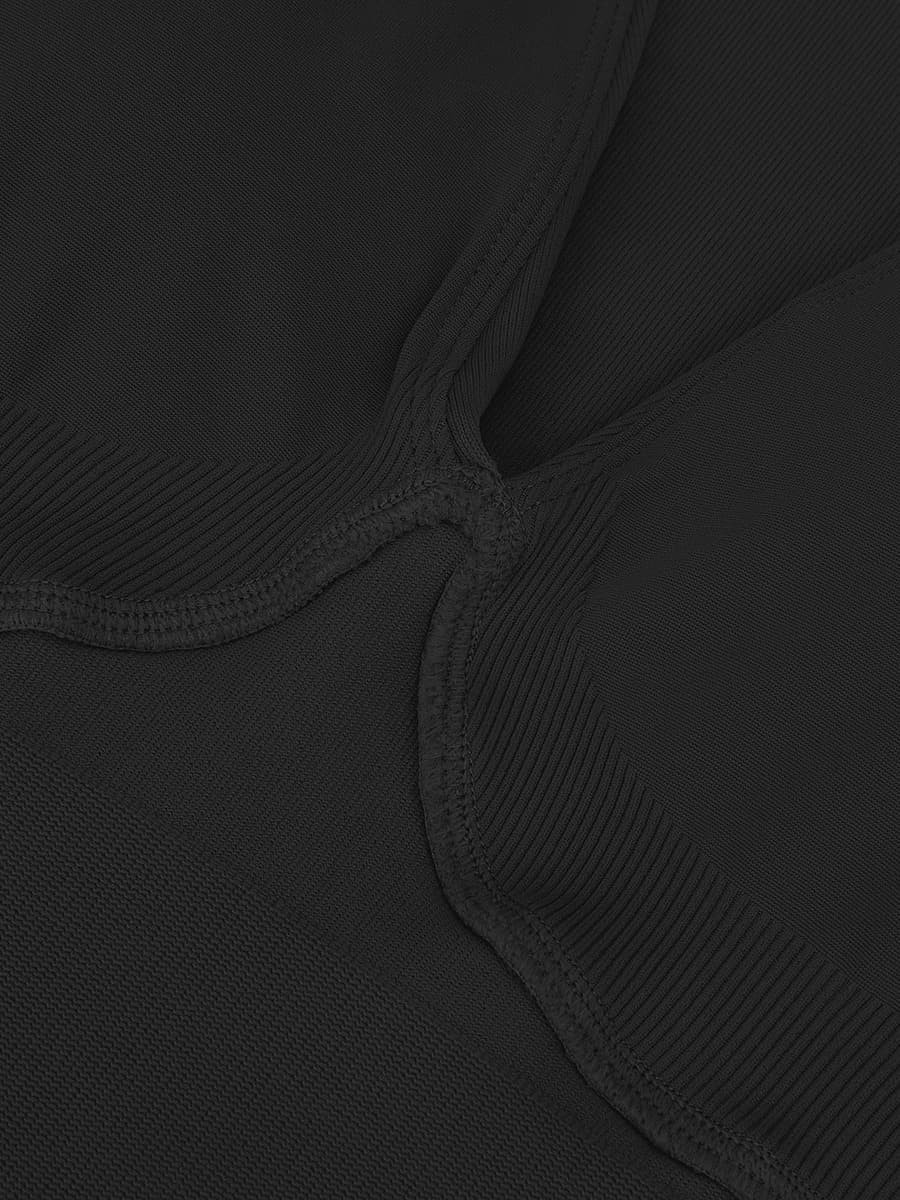 Seamless Deep V Tummy Control Waist Cinching Catsuit