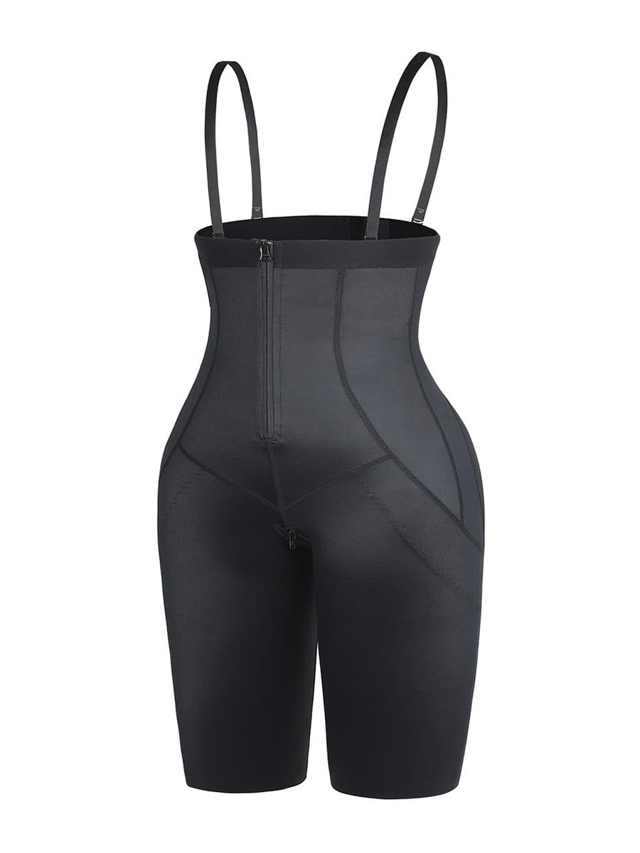 Body Shaper clips inside for post-operative wear and removable shoulder straps
