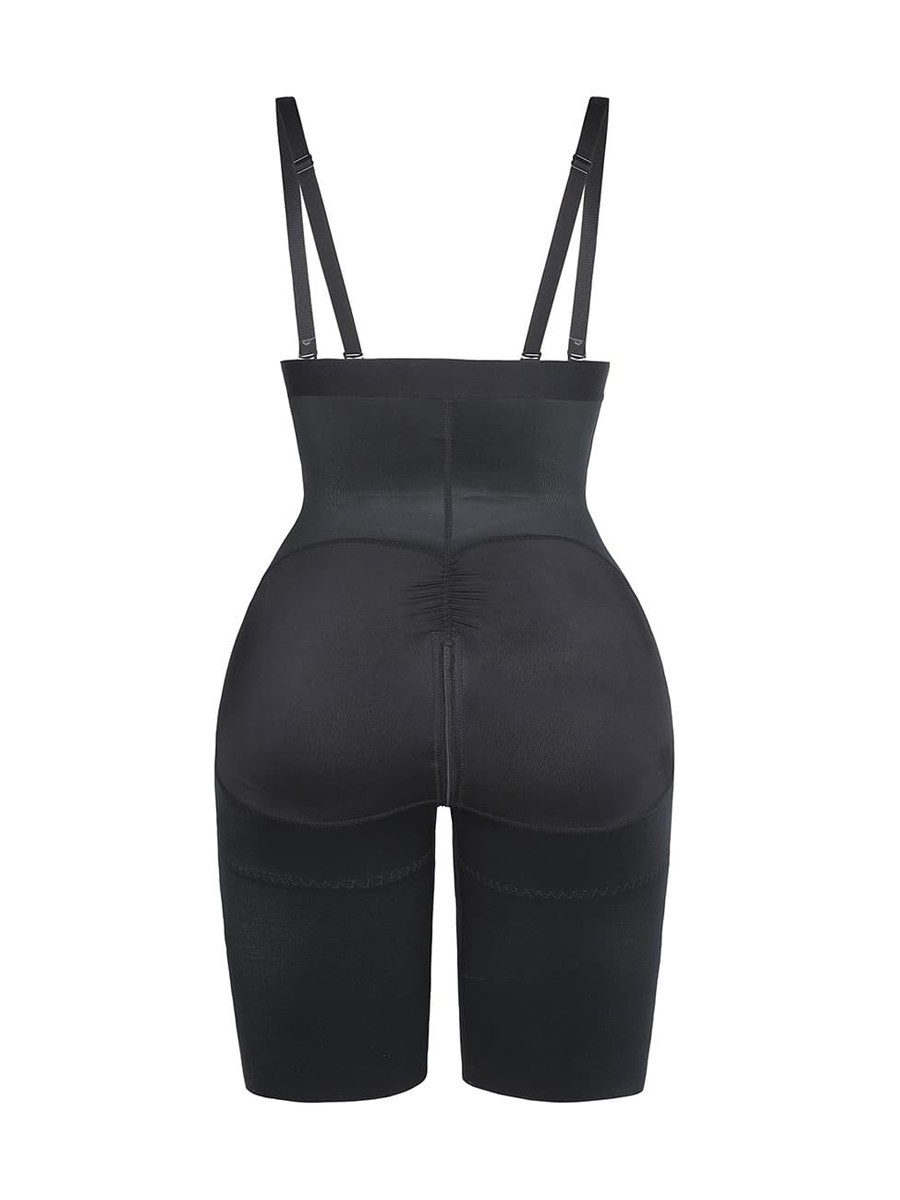 Body Shaper clips inside for post-operative wear and removable shoulder straps