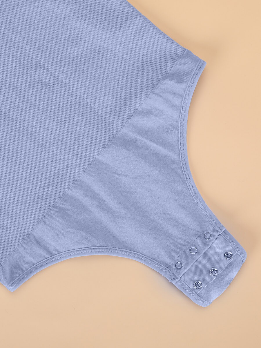 New Fashion Round neck Short Sleeve Seamless Shapewear Bodysuit