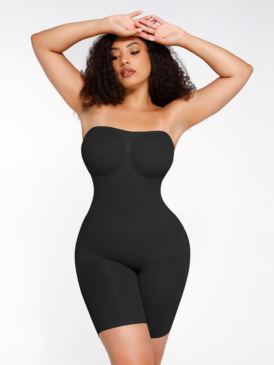 Fashion Seamless Sculpt Strapless Shortie Butt Lift Shapewear
