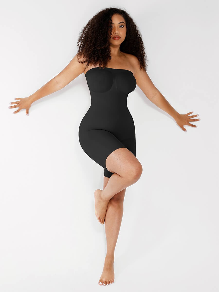 Fashion Seamless Sculpt Strapless Shortie Butt Lift Shapewear