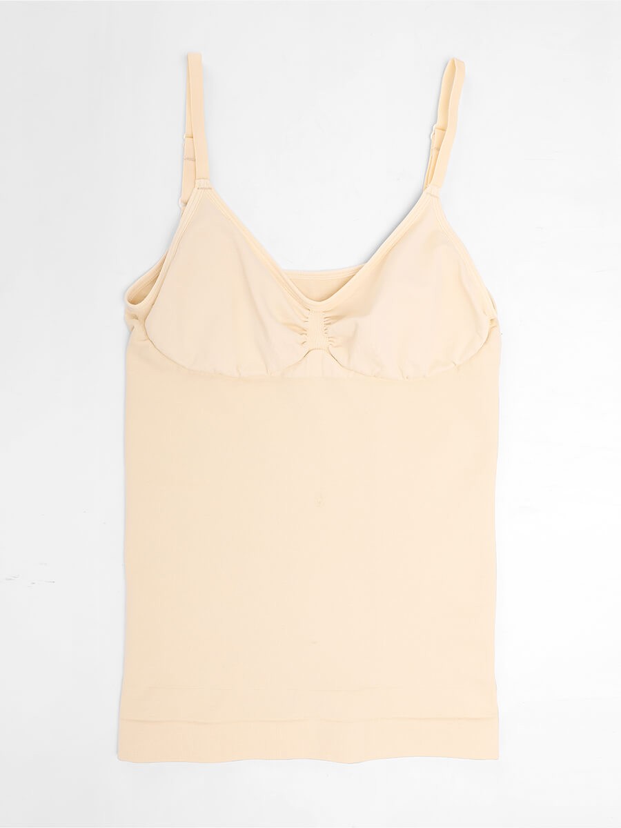 Seamless Bust Support Waist and Abdomen Control Shape Tank Top for Women