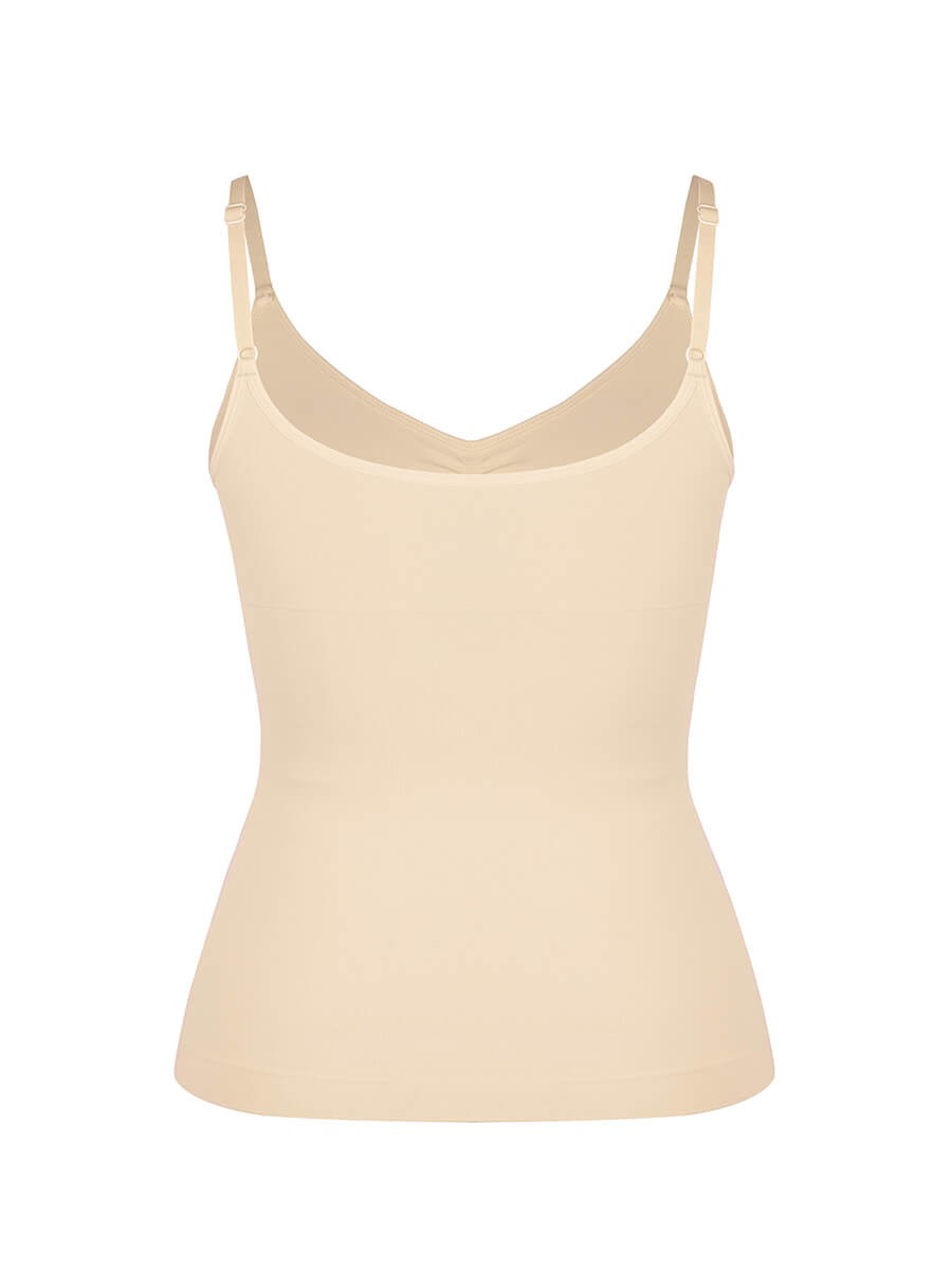 Seamless Bust Support Waist and Abdomen Control Shape Tank Top for Women