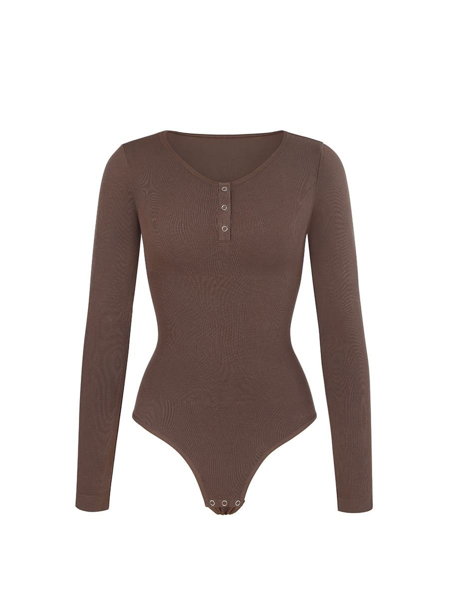 WHOLESALE LONG SLEEVE ONE PIECE SHAPEWEAR BODYSUIT