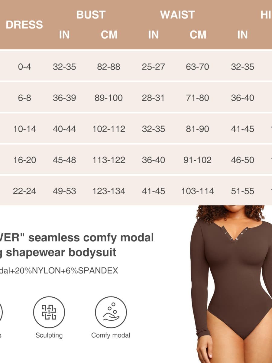 WHOLESALE LONG SLEEVE ONE PIECE SHAPEWEAR BODYSUIT