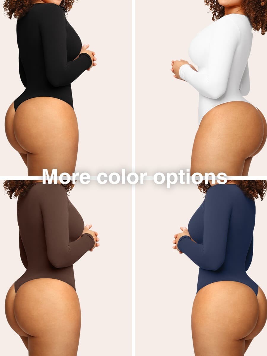 WHOLESALE LONG SLEEVE ONE PIECE SHAPEWEAR BODYSUIT