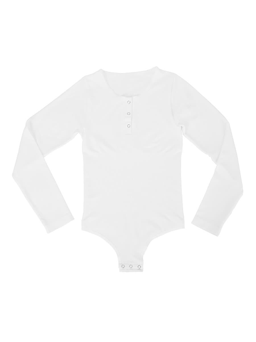 WHOLESALE SLIMMING LONG SLEEVE V NECK SHAPEWEAR BODYSUIT