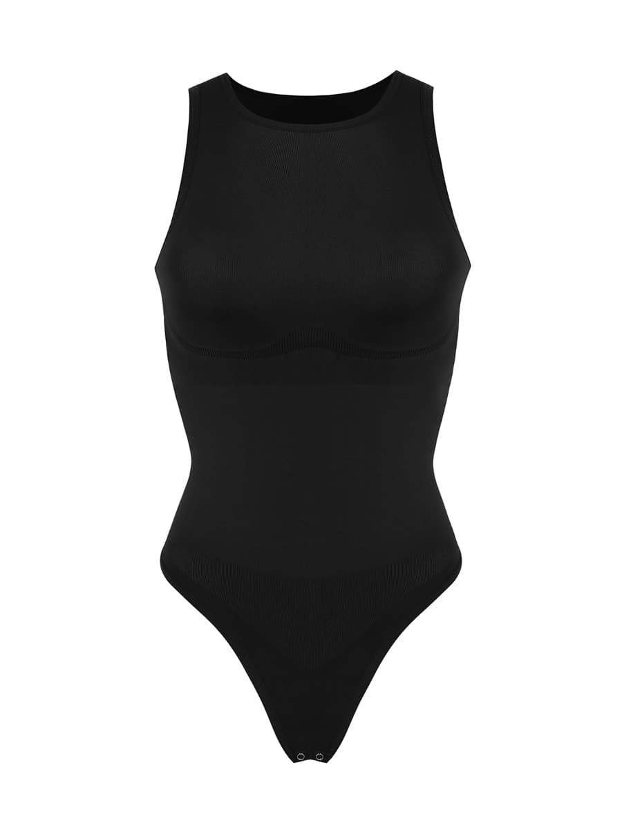 wholesale seamless round-neck shapewear bodysuit