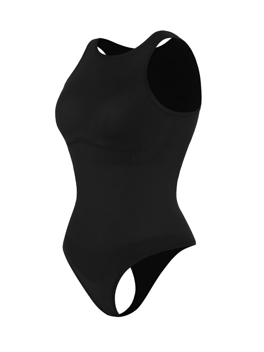 wholesale seamless round-neck shapewear bodysuit