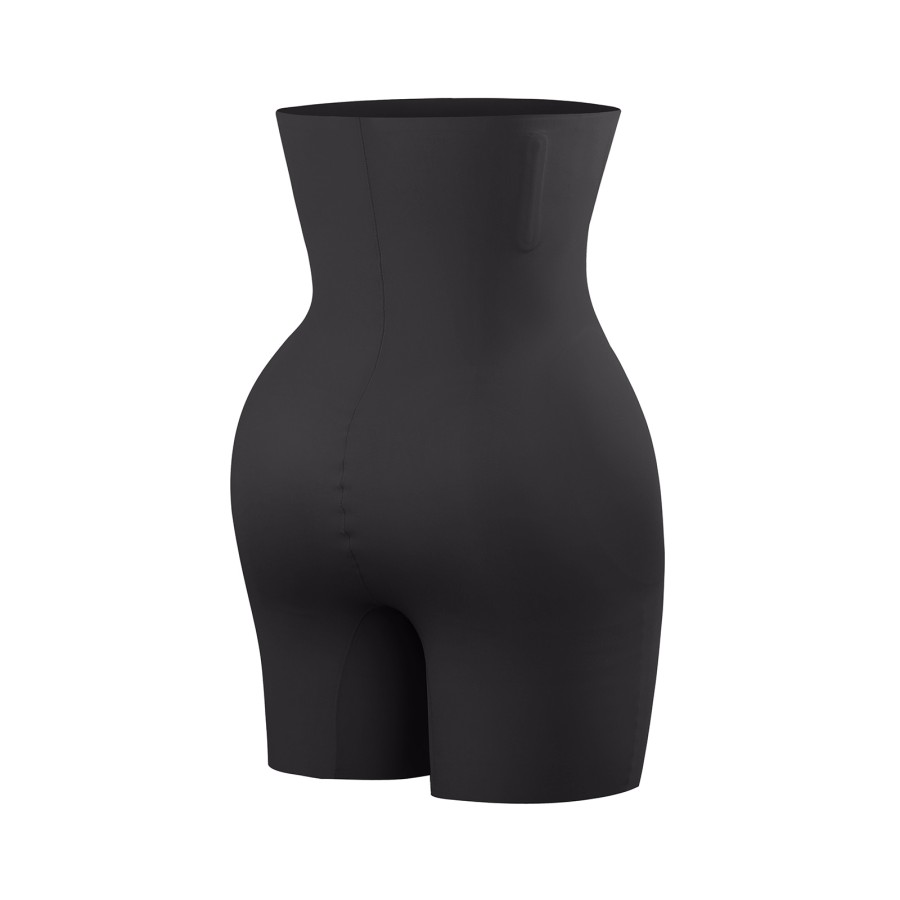 High Waist Butt Lifter Body Shaping Pants With Removable Buttock Pads