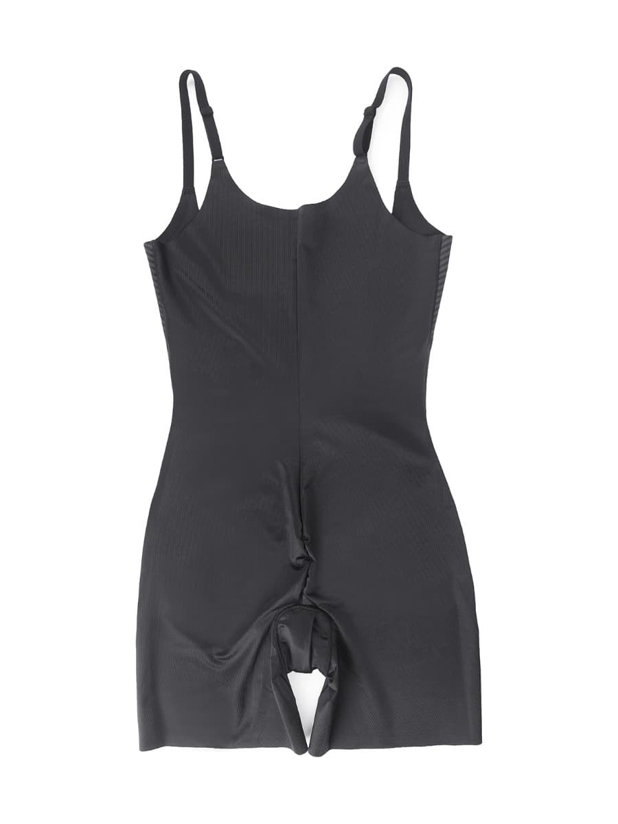 Wholesale Liquid Spandex Open-Bust Mid-Thigh Shaping Boyshort Shapewear