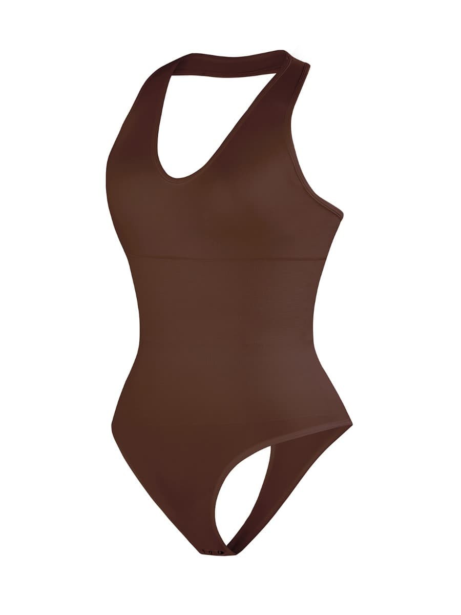 Hanging Neck Seamless Bodysuit Shapewear