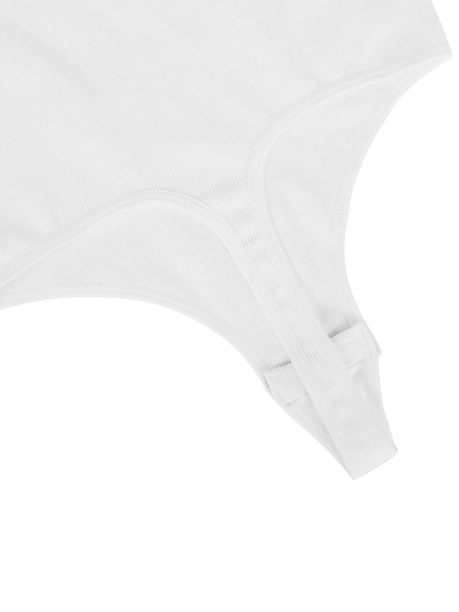 One-Shoulder Seamless Waist Sculpting Tummy Control Body Bodysuit