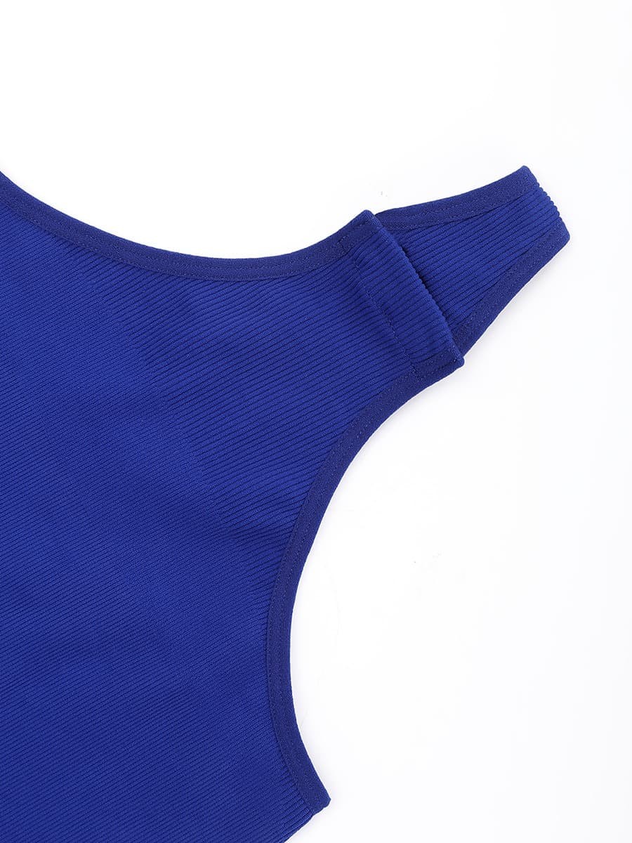 Wholesale Fashion One-Shoulder Waist Sculpting Tummy Control Seamless Body Bodysuit