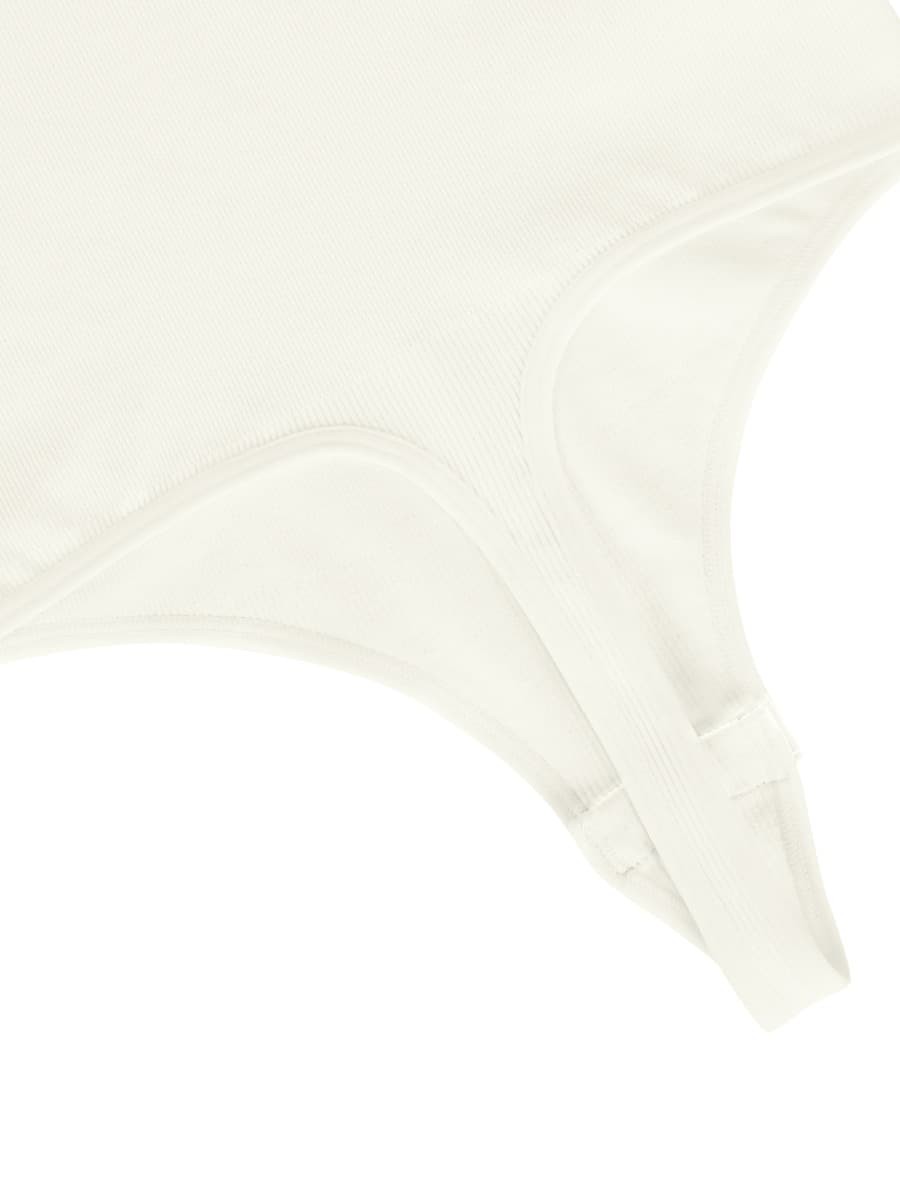 Crossover Halter Seamless Thong Bodysuit