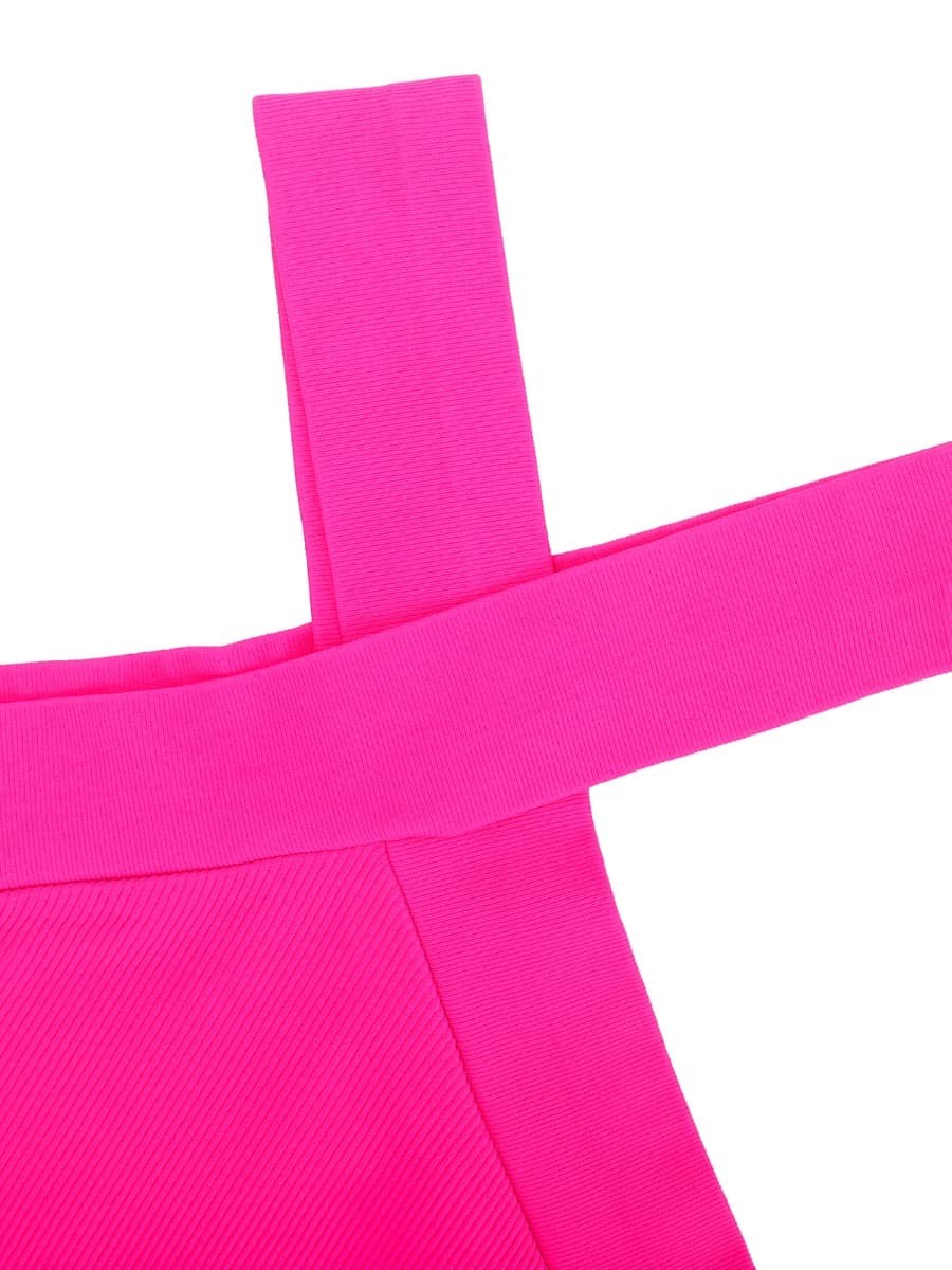 Wholesale New Fashion Seamless Crossover Halter Thong Bodysuit