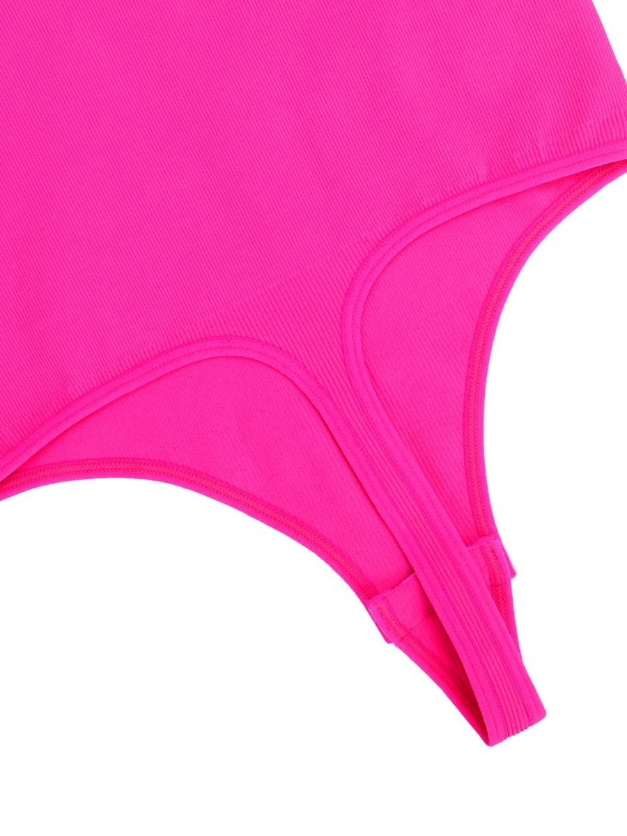 Wholesale New Fashion Seamless Crossover Halter Thong Bodysuit