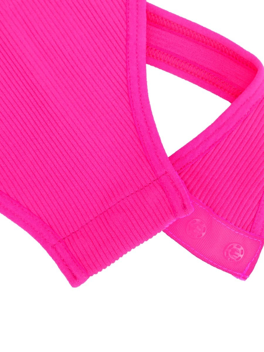 Wholesale New Fashion Seamless Crossover Halter Thong Bodysuit