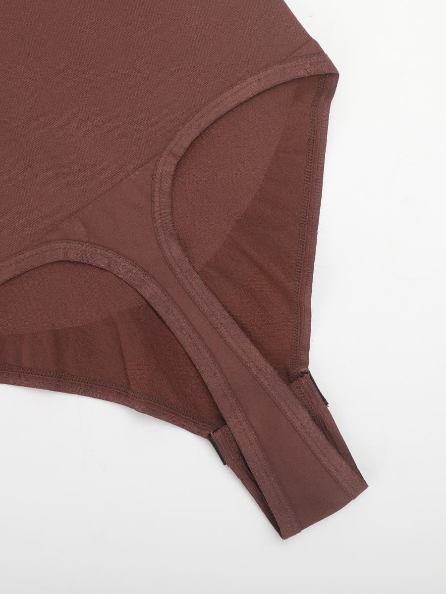 Fashion Seamless One-shoulder Cut Out Waist Shapewear Bodysuit