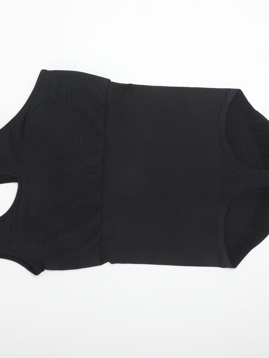 Fashion One-shoulder Cut Out Waist Compression Shapewear Bodysuit for Women