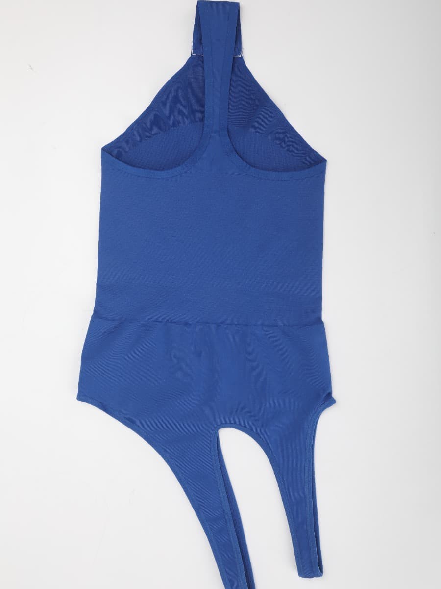 Wholesale Seamless One-shoulder Cut Out Shapewear Bodysuit